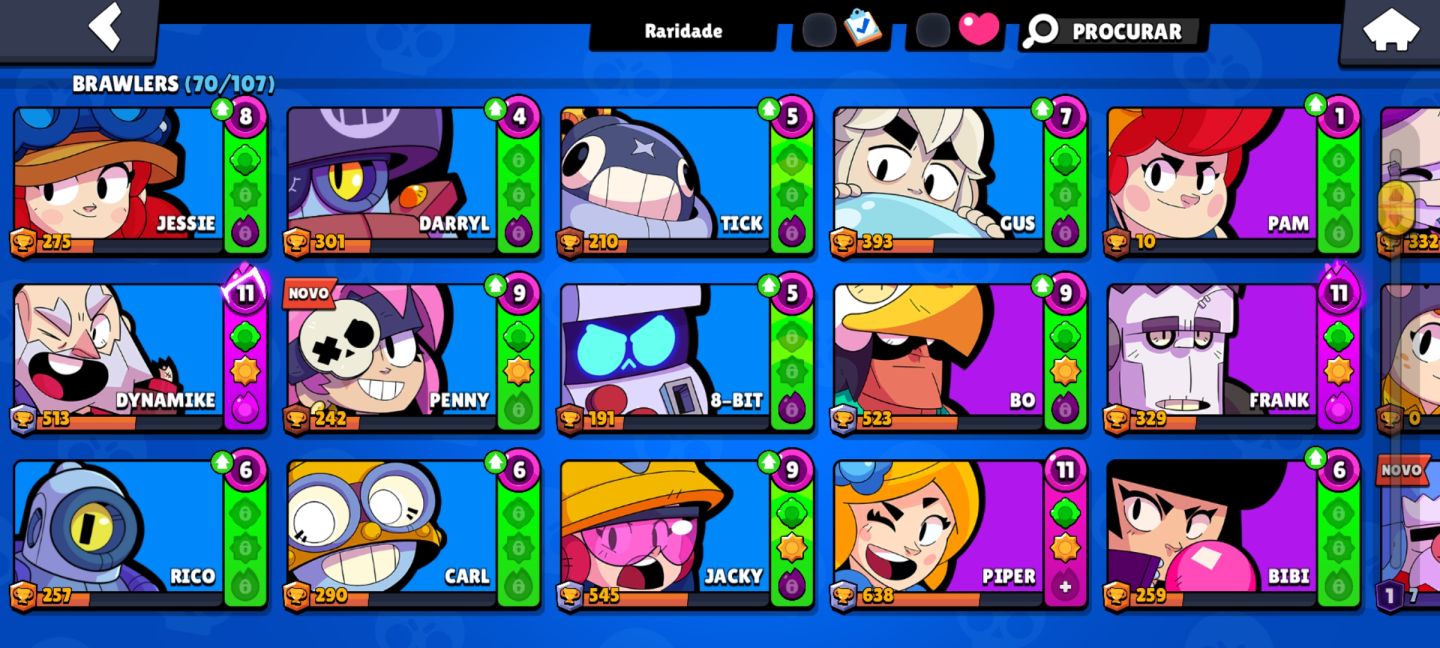 OFERTA!!!! Conta de brawl stars totalmente sua, conta com 18k, mais informações