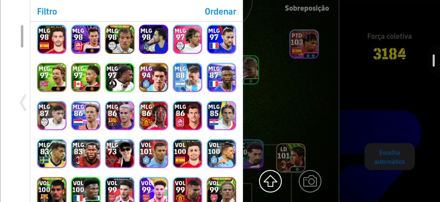 Conta efootball disponível
