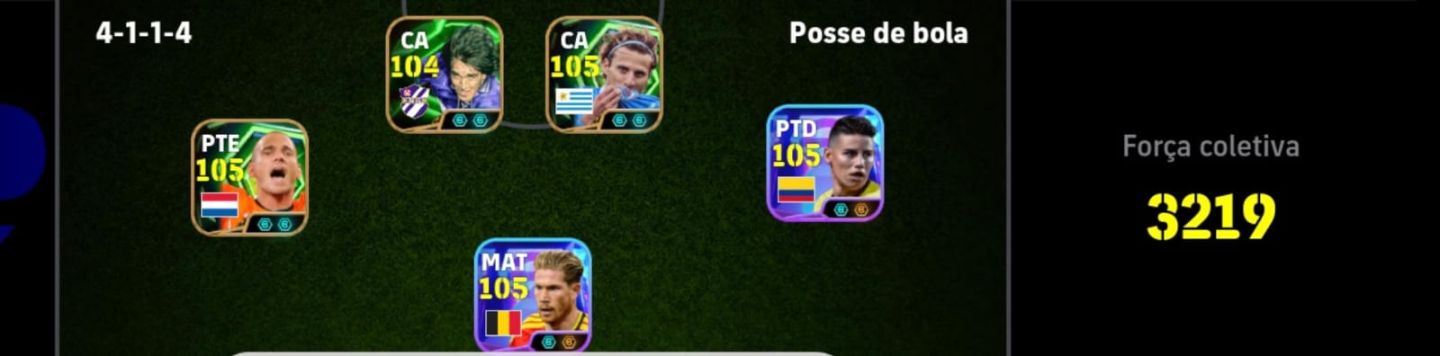 Conta de efootball com COM CR7 NUER 107 2 BLITZZ