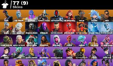 >>Conta Fortnite | 77 Skins | Outlaw Midas | Entrega automática!
