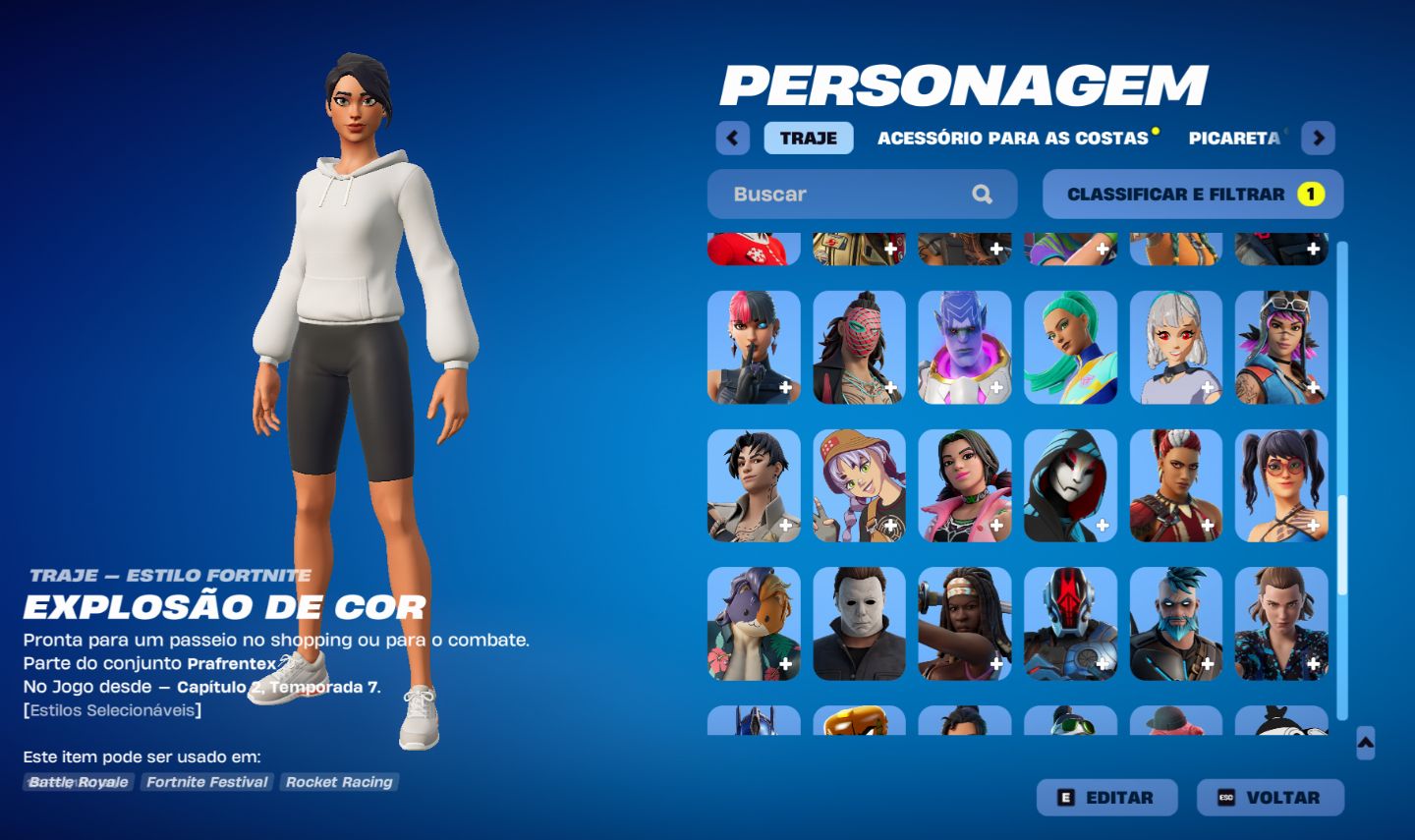 Conta Fortnite e Rocket League (ITENS RAROS!)