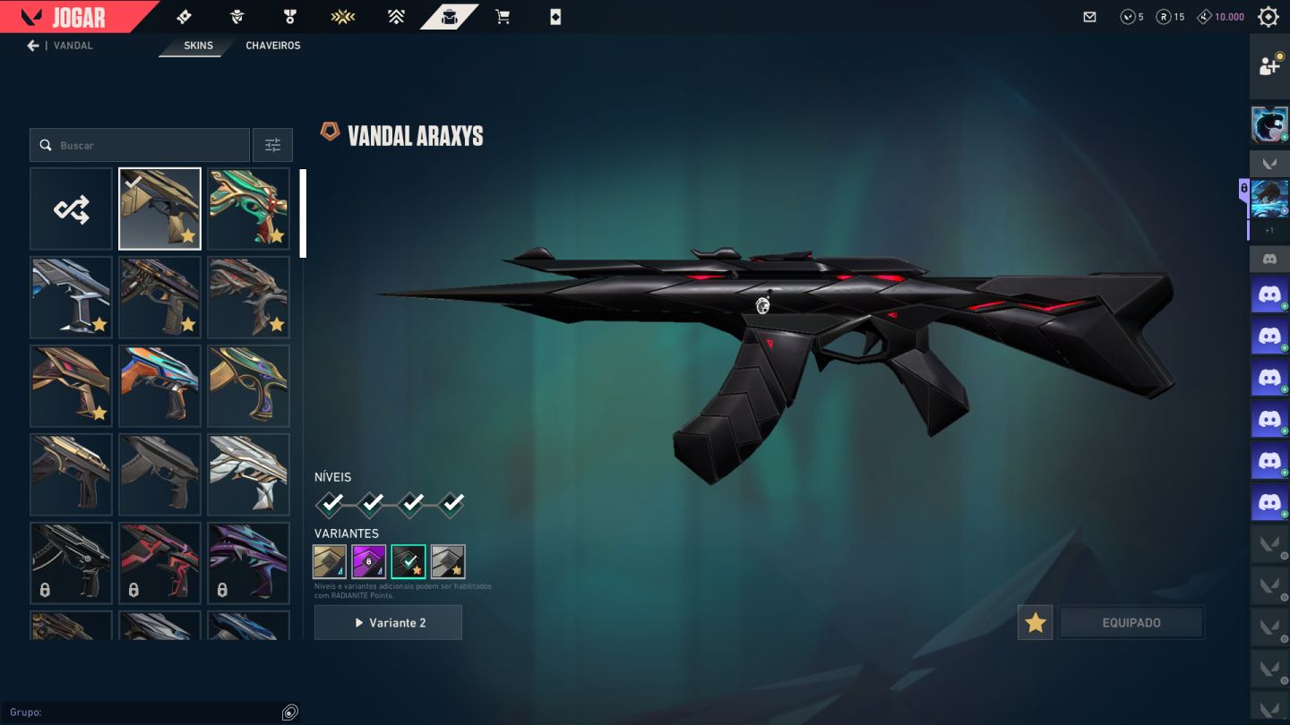 CONTA VALORANT COM 2+ DE 2K GASTOS, SKINS DE TODAS AS ARMAS
