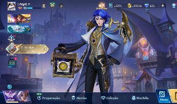 Conta de mobile com skin da Selena Zenit