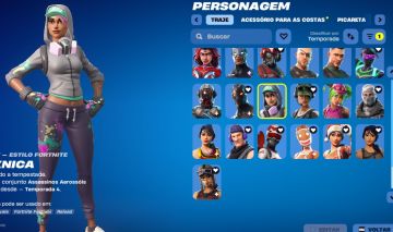 CONTA RARA FORTINTE entre outros jogos na conta