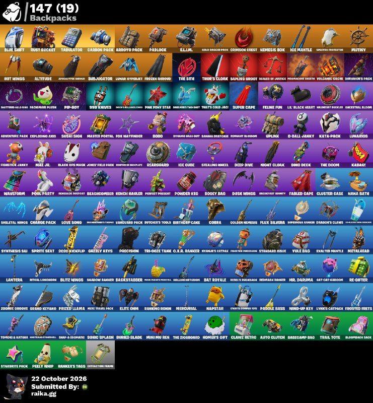CONTA FORTNITE OLD 2018 - ( LARA CROFT. MARSHMALLOW, OMEGAROK, THOR ) PROMOÇÃO