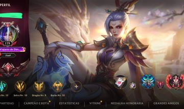 Conta Wild Rift Atual Grão Mestre (2x) 145 Skins
