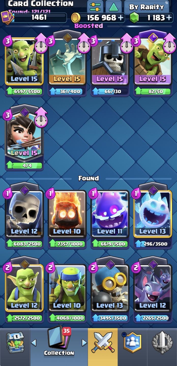 Conta de Clash Royale arena 30