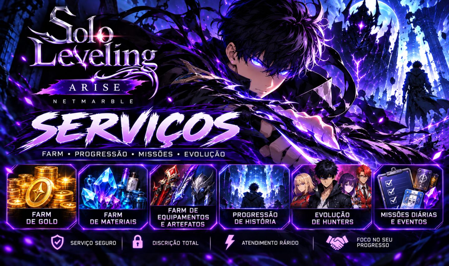 Solo Leveling: ARISE - Farm, Progressão, Missões e Evolução