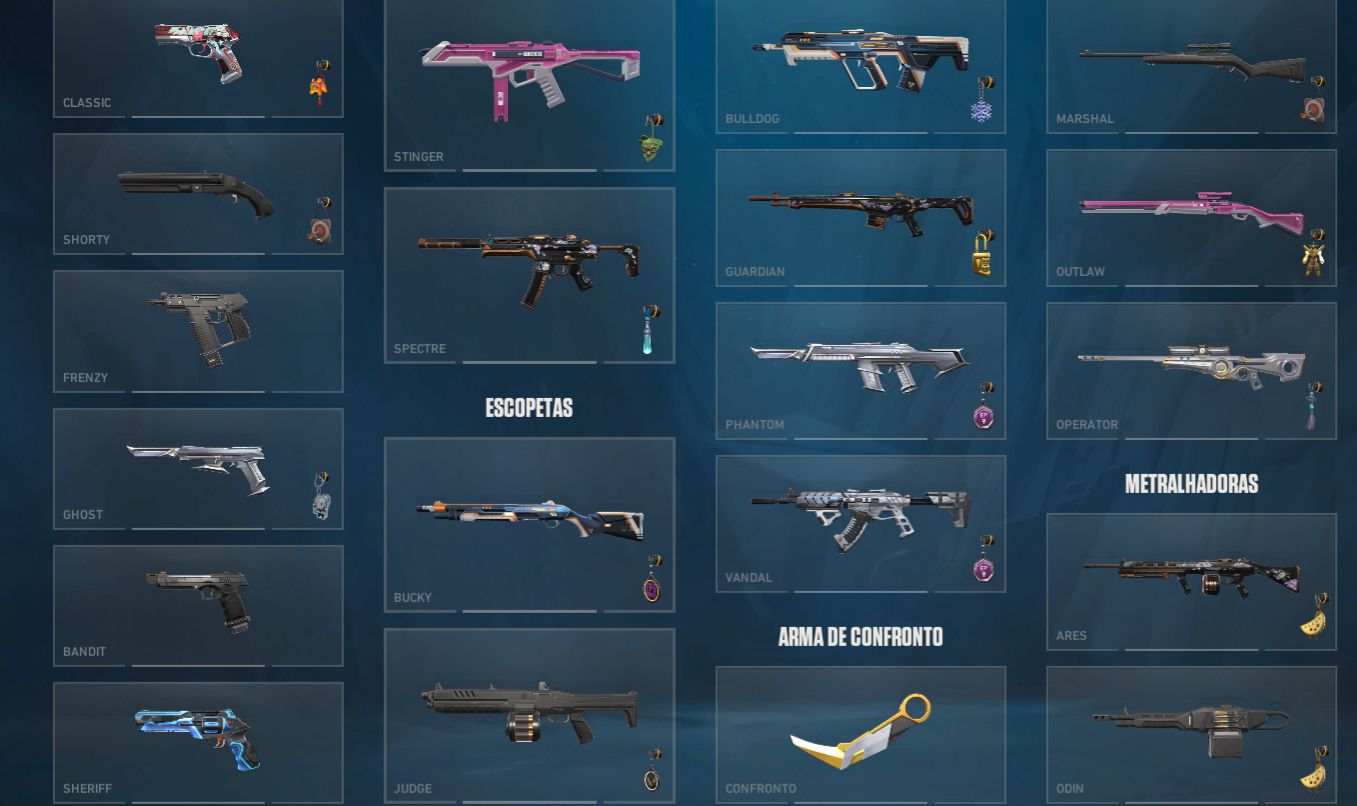 Conta valorant varias skins, 700$ gastos