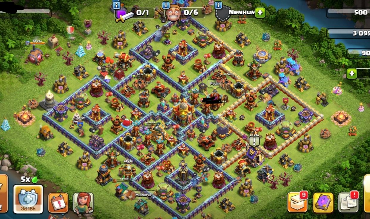 CONTA DE CLASH ROYALE E CLASH OF CLANS
