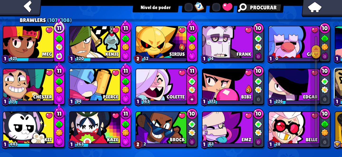 CONTA MUITO APELONA COM 90K DE TROFÉUS, 333 SKINS E MUITOS BRAWL UPADOS!
