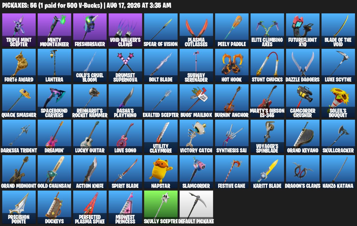 Conta Fortnite muito boa +3200Vbucks
