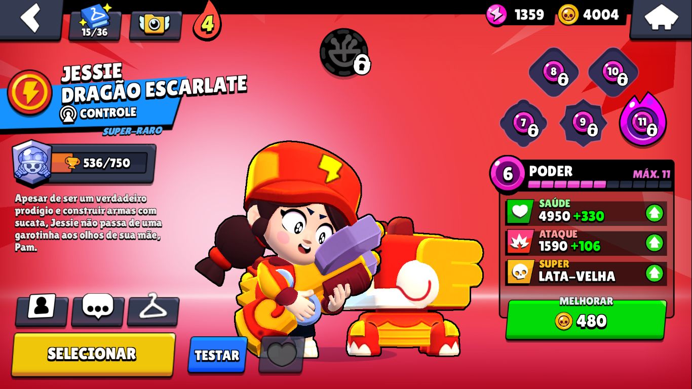 BRAWL STARS CONTA 2020, Mestre + Prestígio 3 + Skins Raras