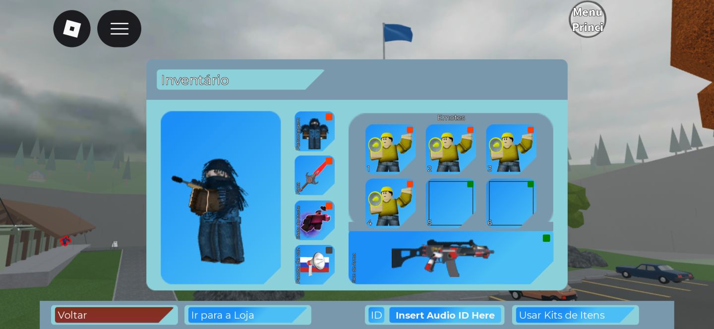 Conta de Roblox skin pra quem está iniciado