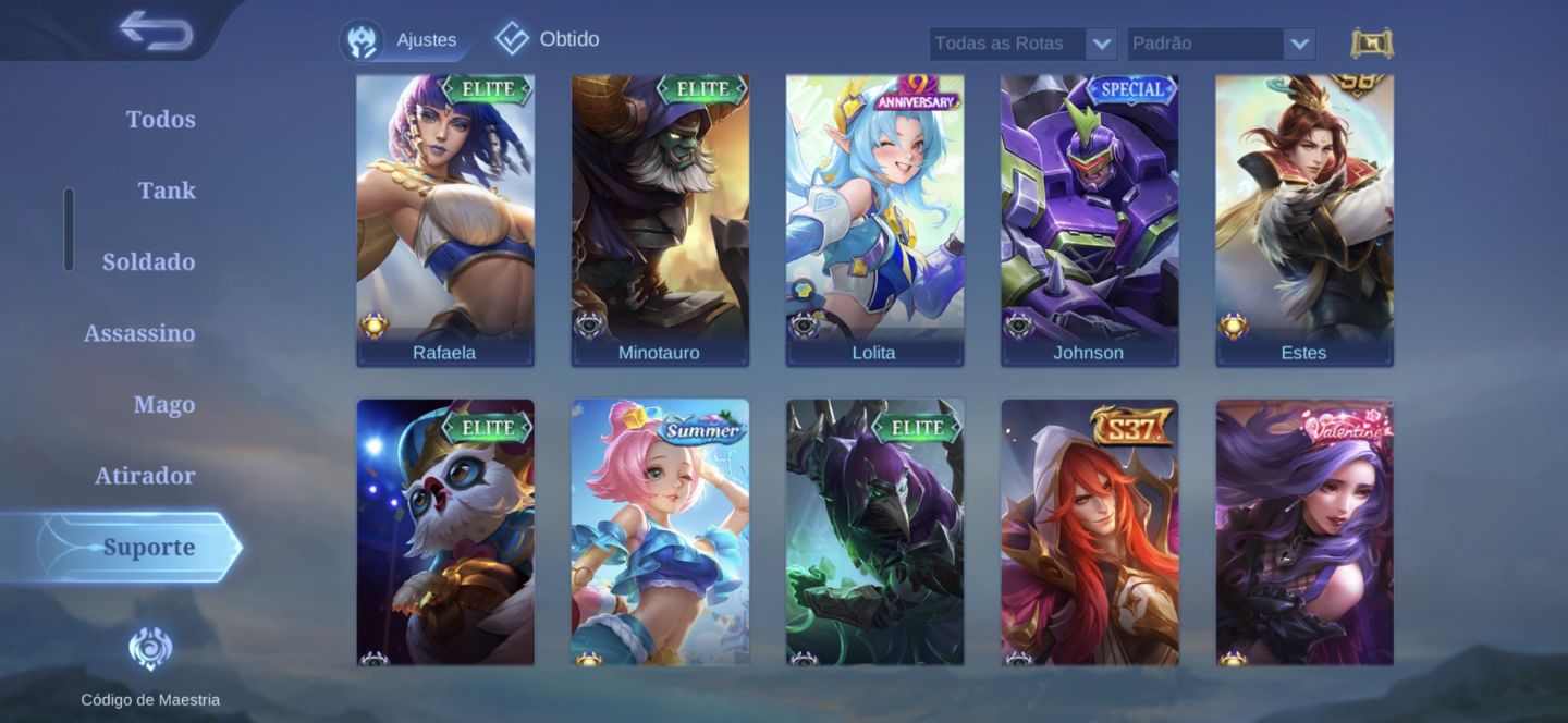 CONTA MOBILE LEGENDS | 126 SKINS | 100 HERÓIS | + FLORYN
