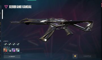 CONTA VALORANT COM VANDAL XEROFANG