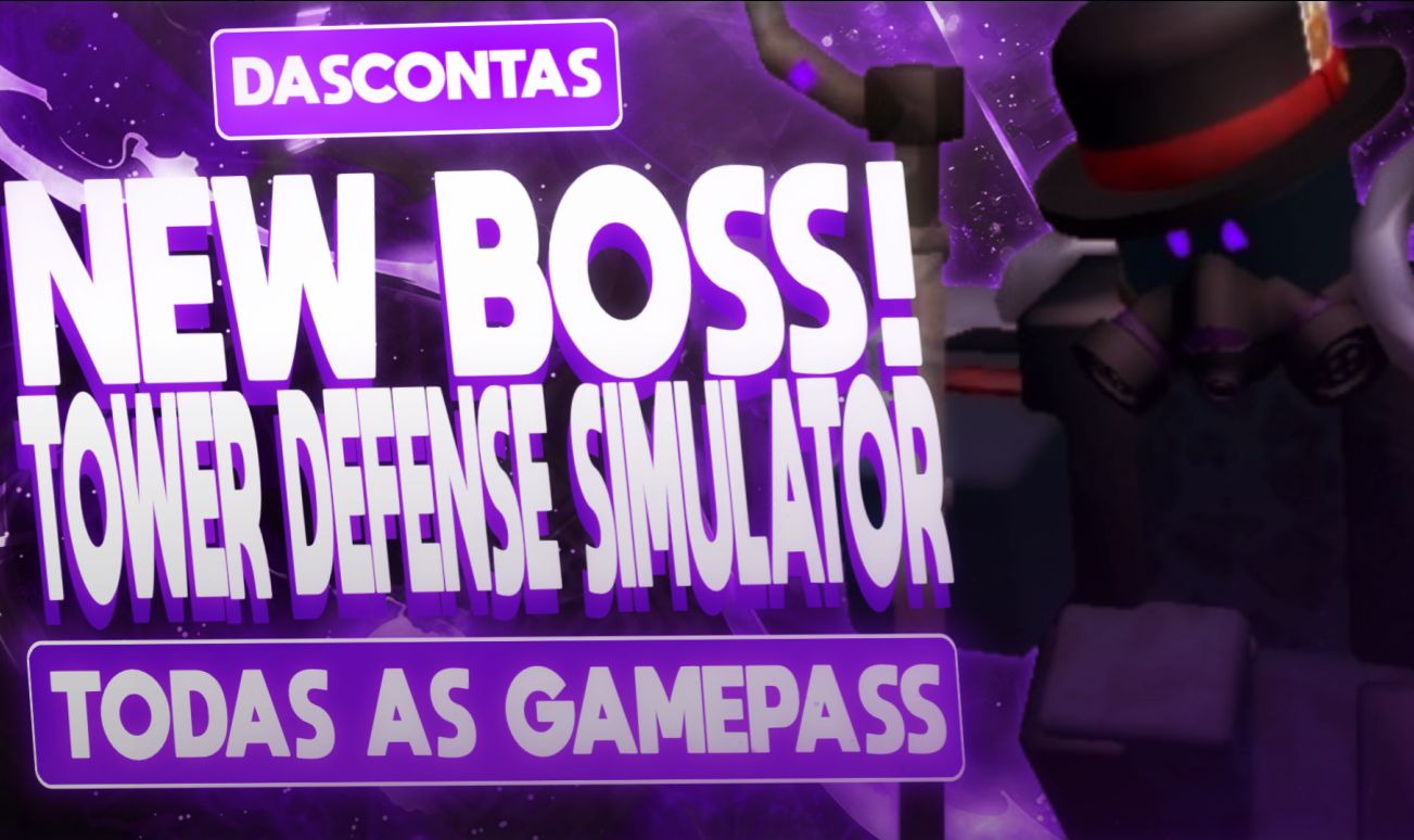 TOWER DEFENSE SIMULATOR/ROBLOX/TODAS AS GAMEPASS 50% OFF EM TUDO