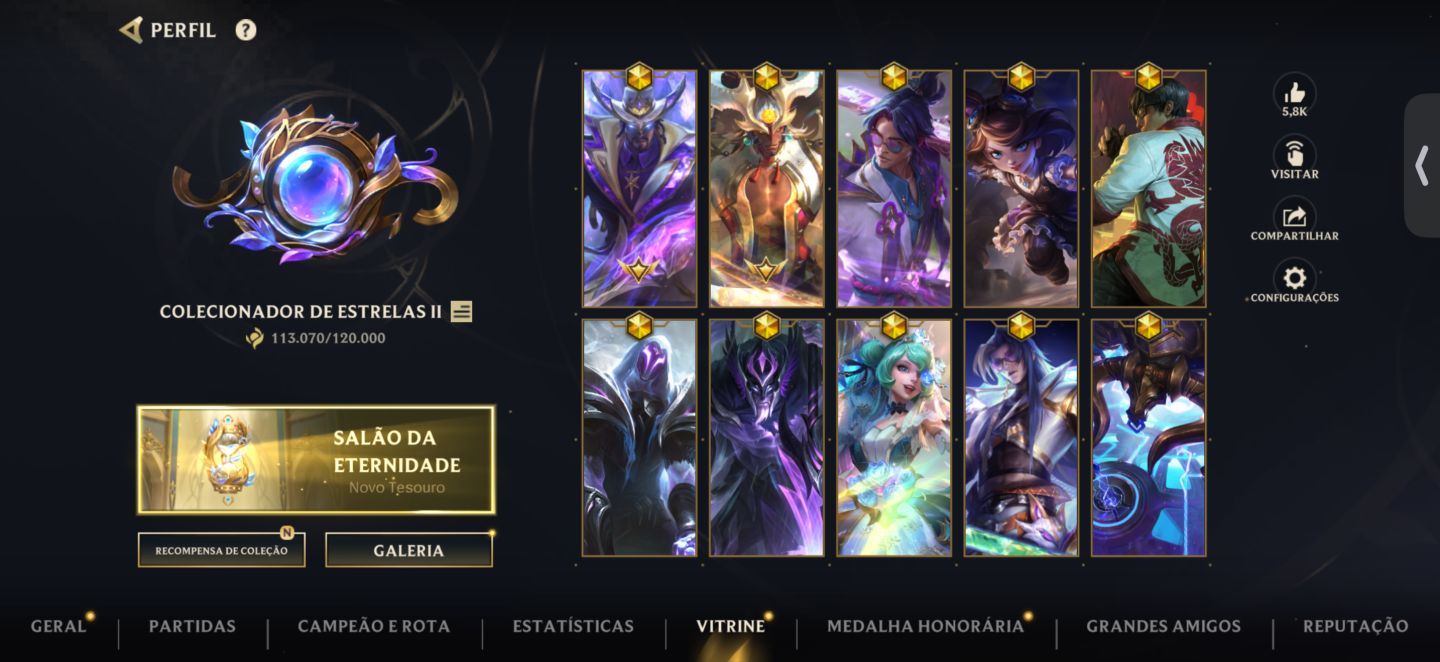 Conta Premium com 692 Skins