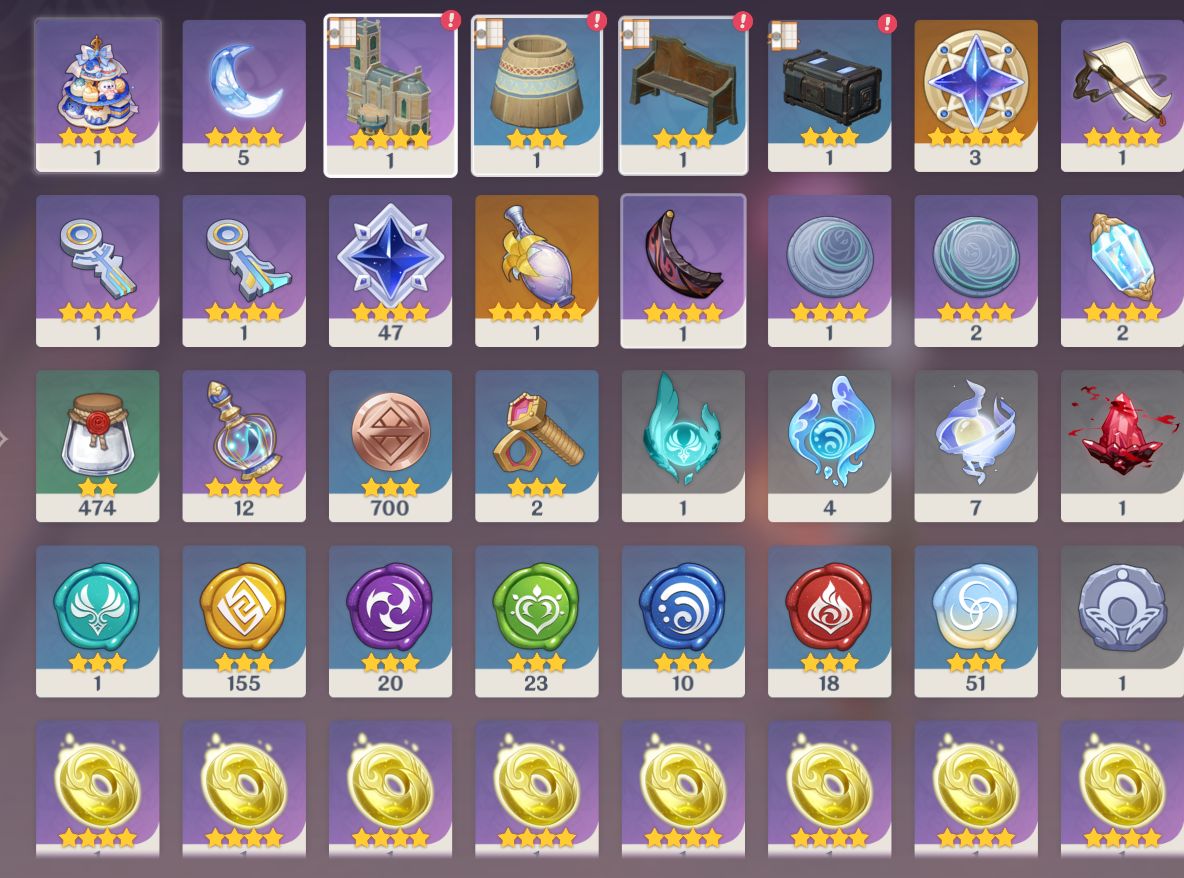 | AR 56 | Arlecchino C1 | Flins | Varesa | Navia | Baizhu | Ayato | Amos