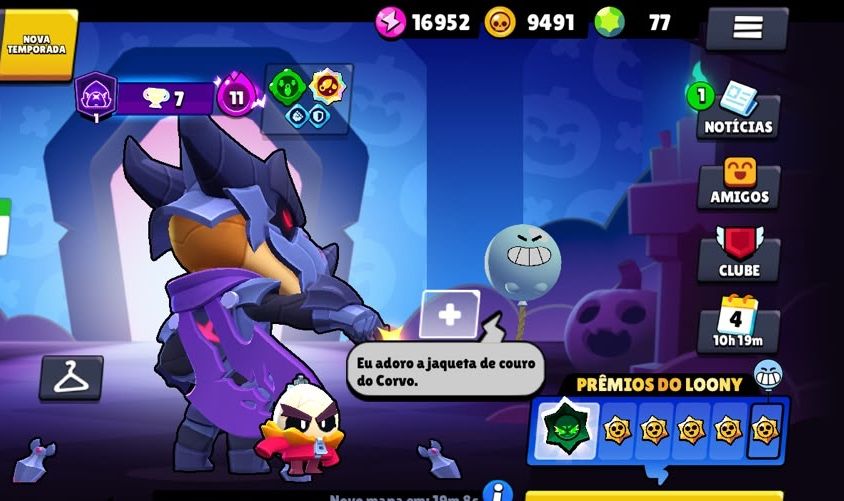 CONTA BRAWL STARS 25K TROFÉUS | 75 Brawlers