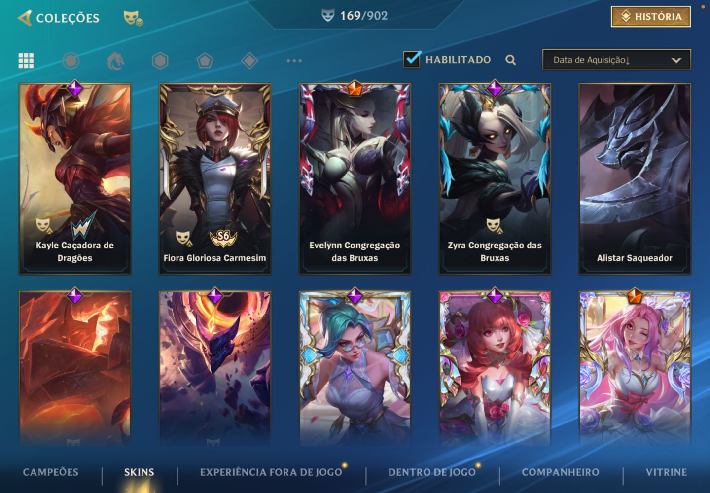Conta Wild Rift Main sup/mid fadinha com bordas + conta lol Ahri lenda ascendida