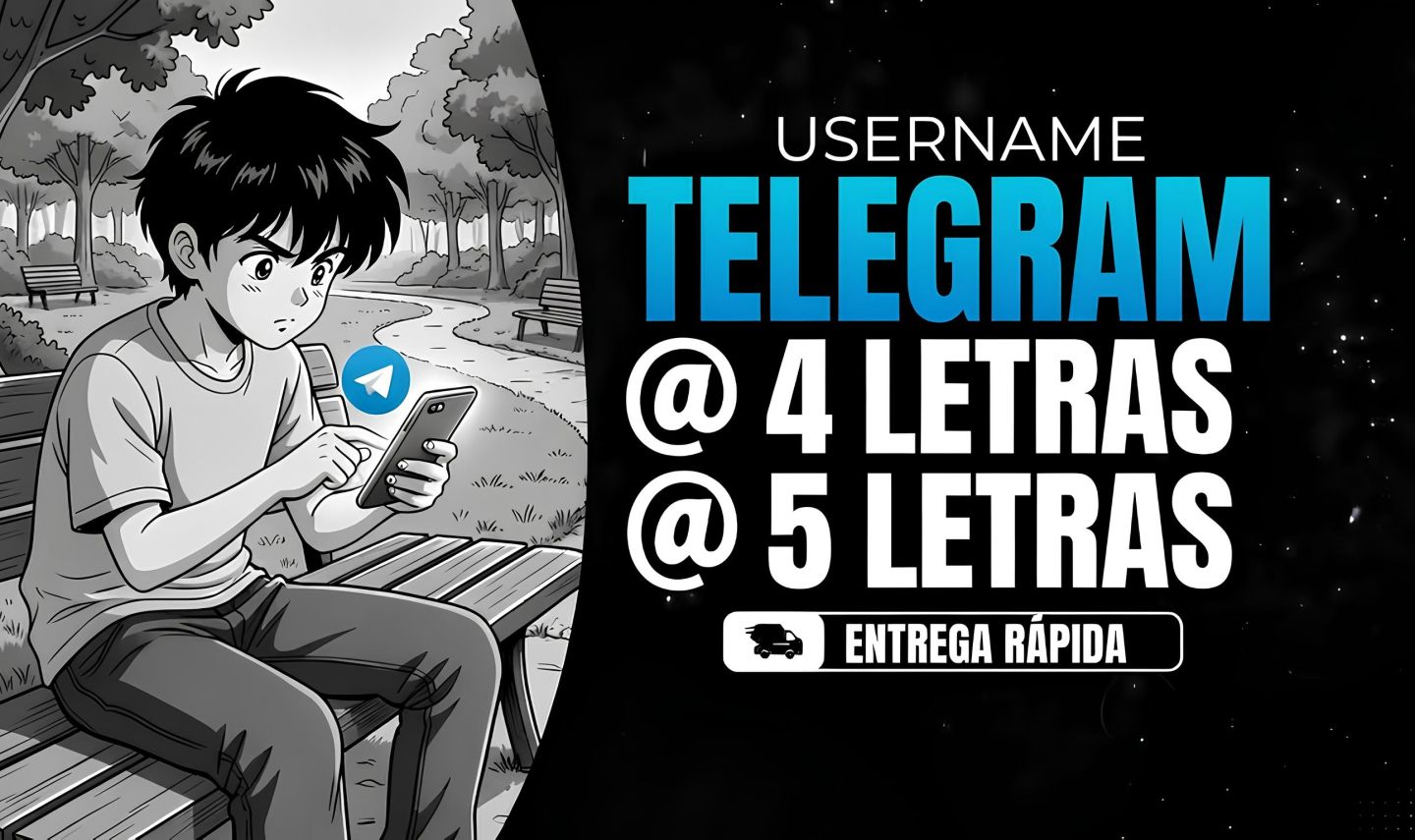 CONTA TELEGRAM | USER 3 LETRAS, 4 LETRAS (USERNAMES: 3L, 4L, PALAVRAS)