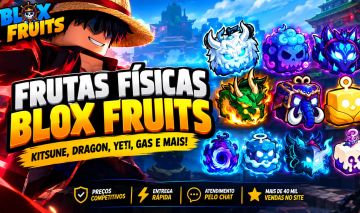 Frutas Blox Fruits (Kitsune, Dragon, Yeti, Gas e Mais) | Roblox