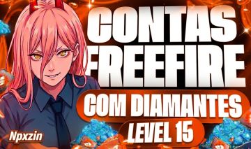[ MELHORES CONTAS] FREE FIRE LV15 NO SEU GOOGLE/FACEBOOK/TWITTER/ OU MODO GUEST