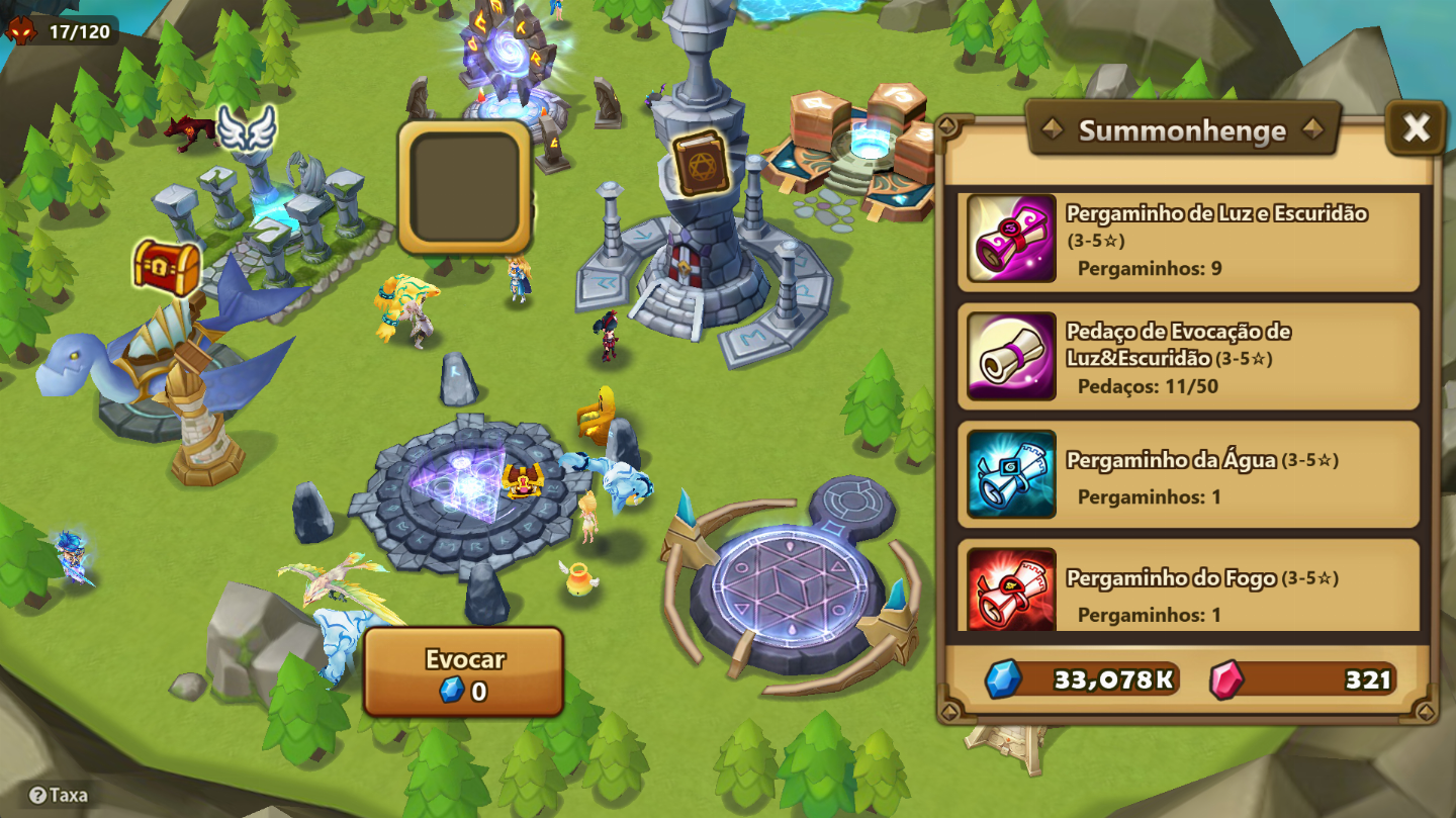 CONTA COM NICKI LD5 + 200+ SUMMONS + START PERFEITO