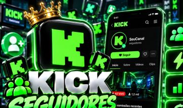Kick: Seguidores de Alta Qualidade com Reposição