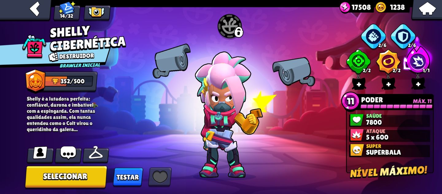 CONTA BRAWL STARS 6.2K TROFÉUS | 62 BRAWLERS | PODER 11