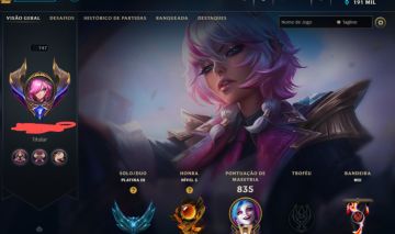 CONTA LOL BR 617 SKINS PLATINA III COM DADOS QUASE 200K DE EA PREÇO NEGOCIÁVEL