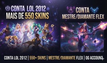 CONTA S2 FULL ACESSO, +550 skins, full champ, mmr flex mestre/dima
