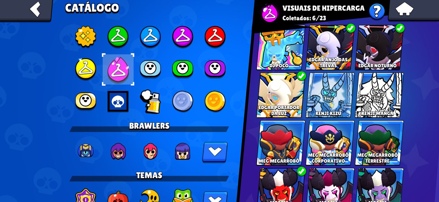 Conta de braw Stars 36k de troféu 98 brawlers