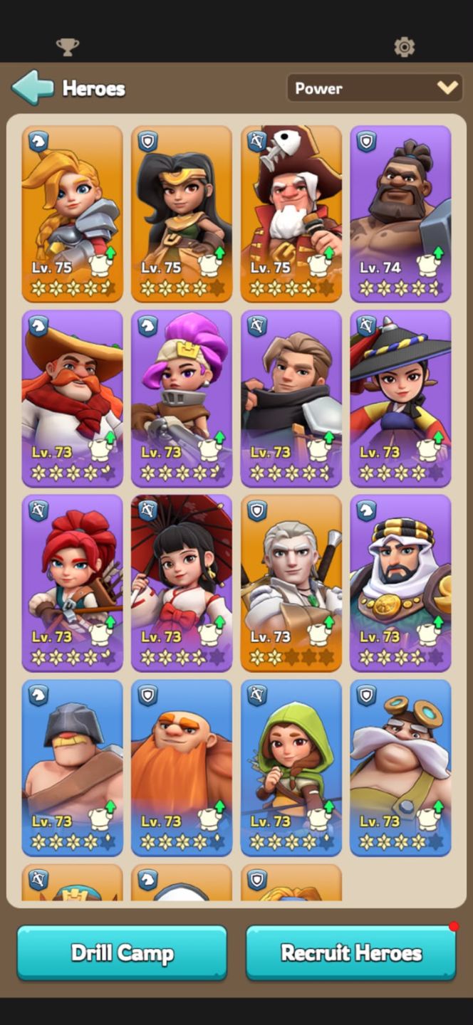 [REINO 2168] 49.6M de Poder | Conta Top 30 | Aliança Top 1 | 257K+ Gemas VIP 7