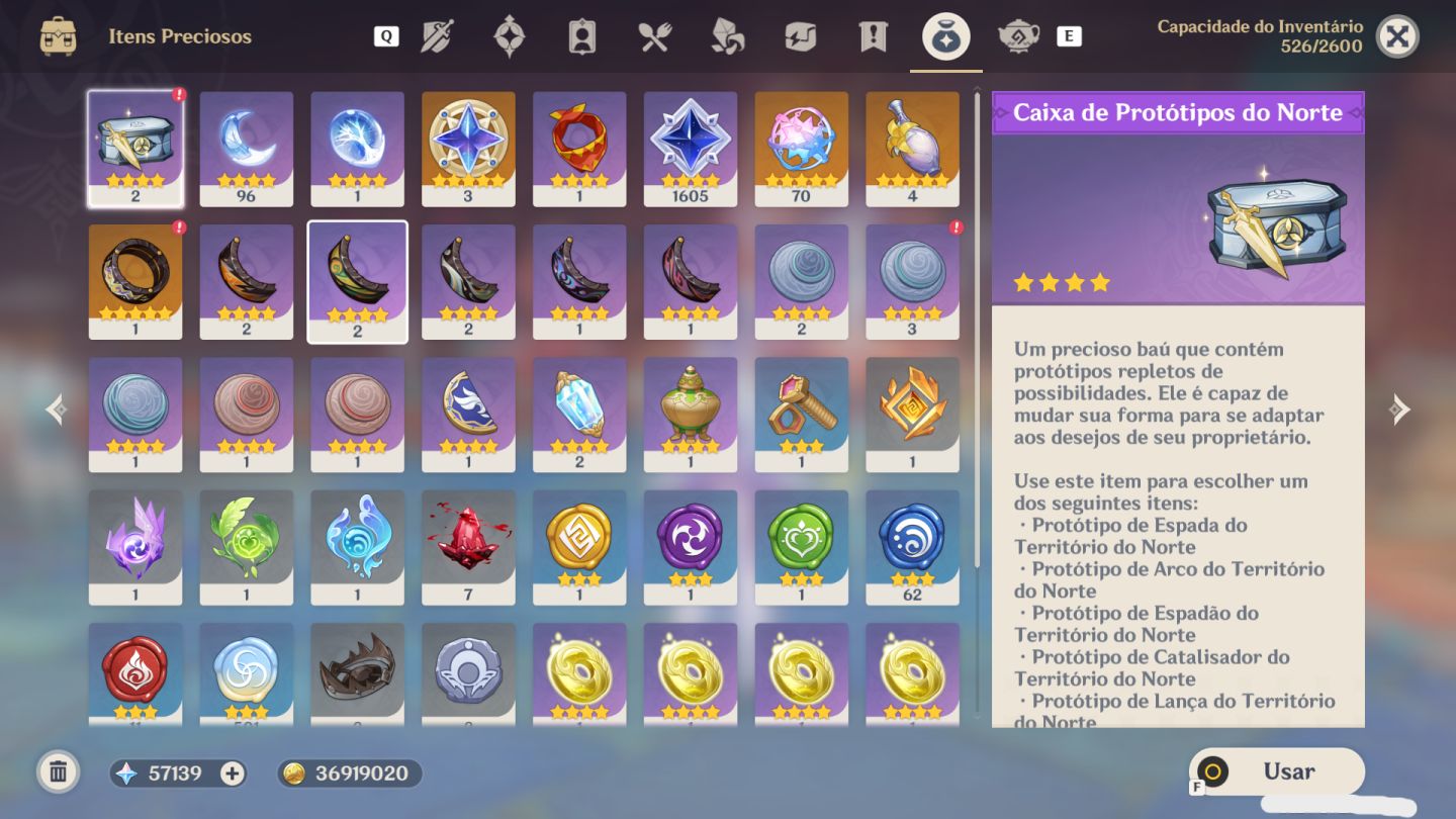 CONTA REROLL GENSHIN IMPACT! 57K GEMAS + 70 DESTINOS ENTRELAÇADOS!!