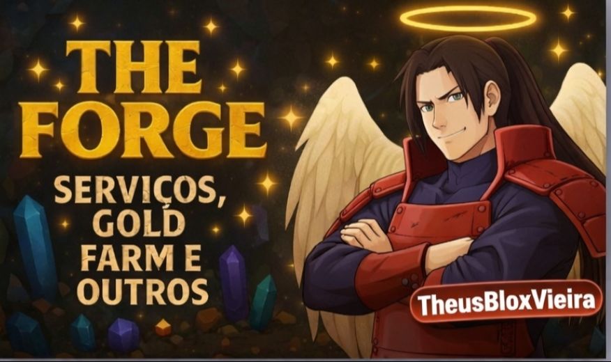 ARMADURAS, ARMAS, SERVIÇOS, GOLD, FARM DE ITENS 24HRS | THE FORGE/FORJAdiamante