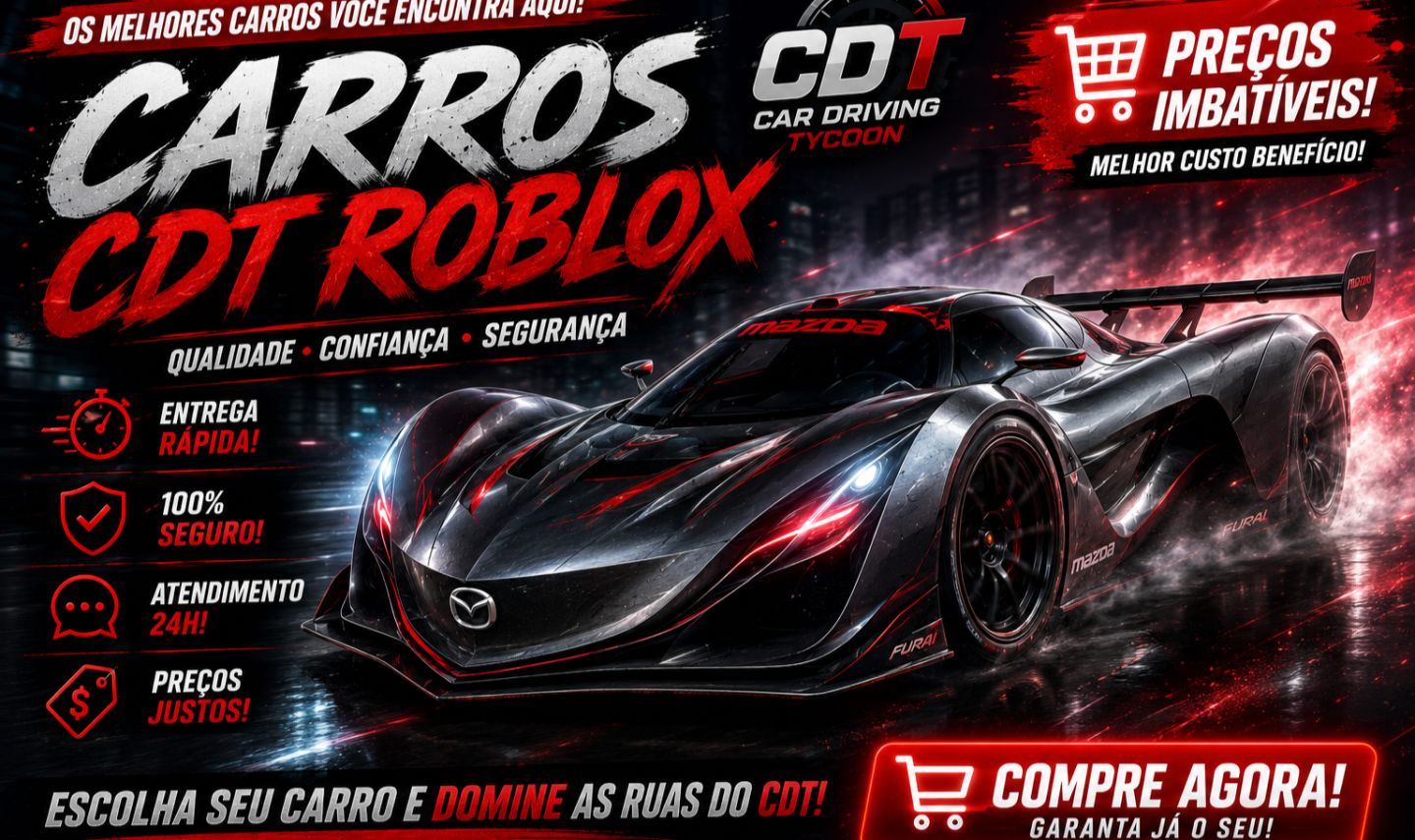 CDT | 80% OFF JUNHO [CARROS] - ENTREGA RÁPIDA! CAR DEALERSHIP TYCOON