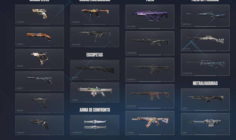 CONTA VALORANT NIVEL 240 COM 40 SKINS COMPRADAS.