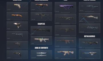 CONTA VALORANT NIVEL 240 COM 40 SKINS COMPRADAS.