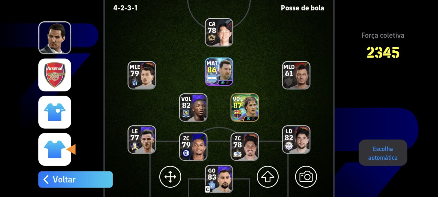 CONTAS COM ÉPICOS PAGOS NO EFOOTBALL MOBILE