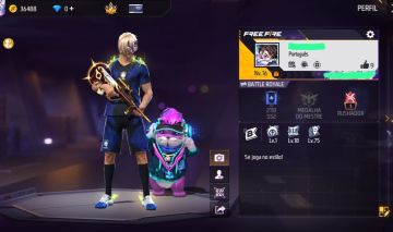 CONTA FF LVL 16: TROCA NICK + CAVALO PENUMBRA + AUG ECLIPSE