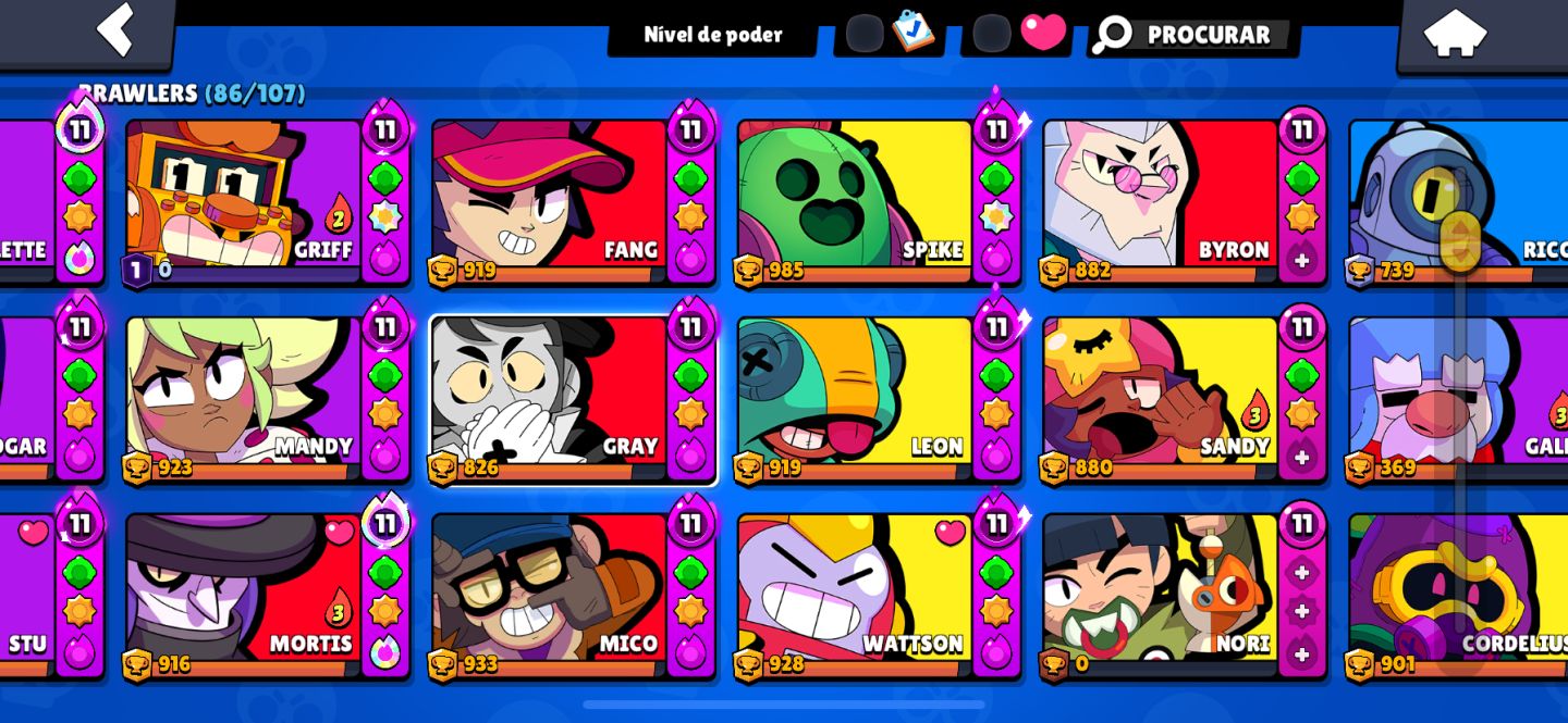 Conta de brawl stars no precinho