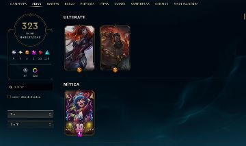 Conta LoL 2013 | ALL CHAMPS | 323 Skins (2 Ultimate) | 136 Cromas + valorant