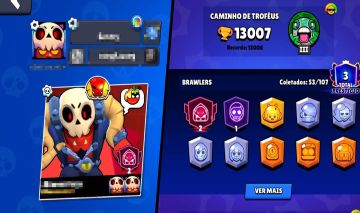 +13K TROFÉUS | LENDÁRIO 1 | 53 BRAWLERS | 11 BRAWLERS MAX