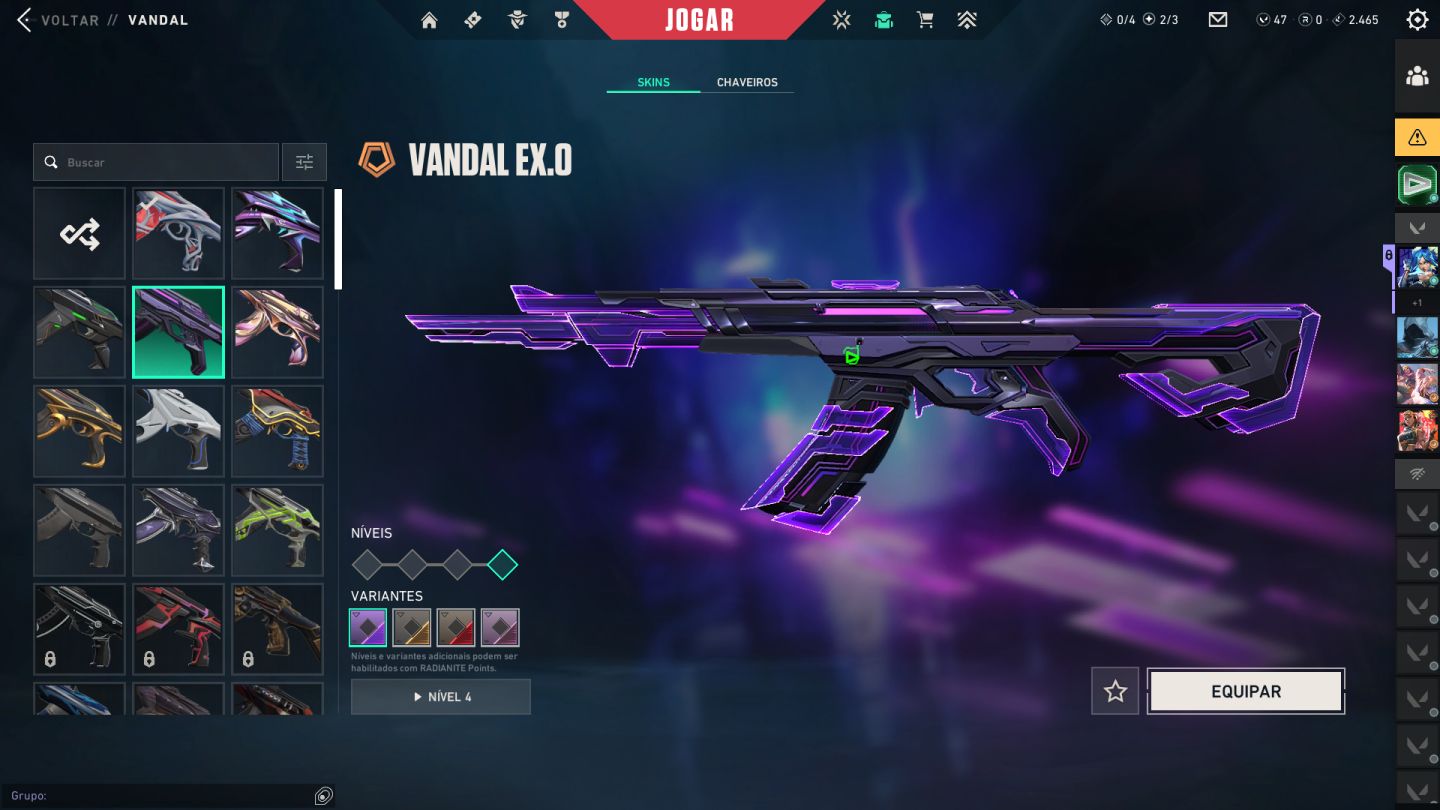 Conta com 8 vandais boas