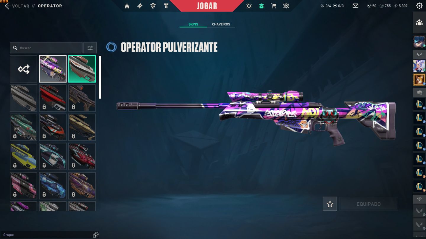 Conta valorant full acesso com dados de recuperação
