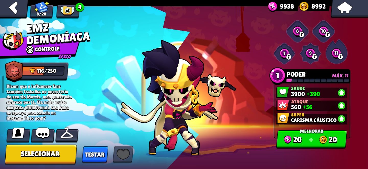 CONTA BRAWL STARS COM 16.485 TROFÉUS | 47 BRAWLERS | 80 GEMAS | 9K MOEDAS | ETC