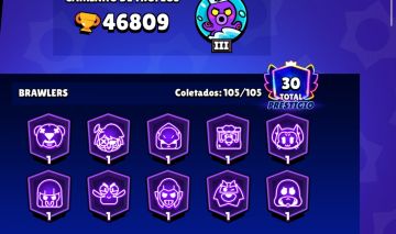 Conta brawl stars com skins robôs e Boku no hero. E bastante hipercargas
