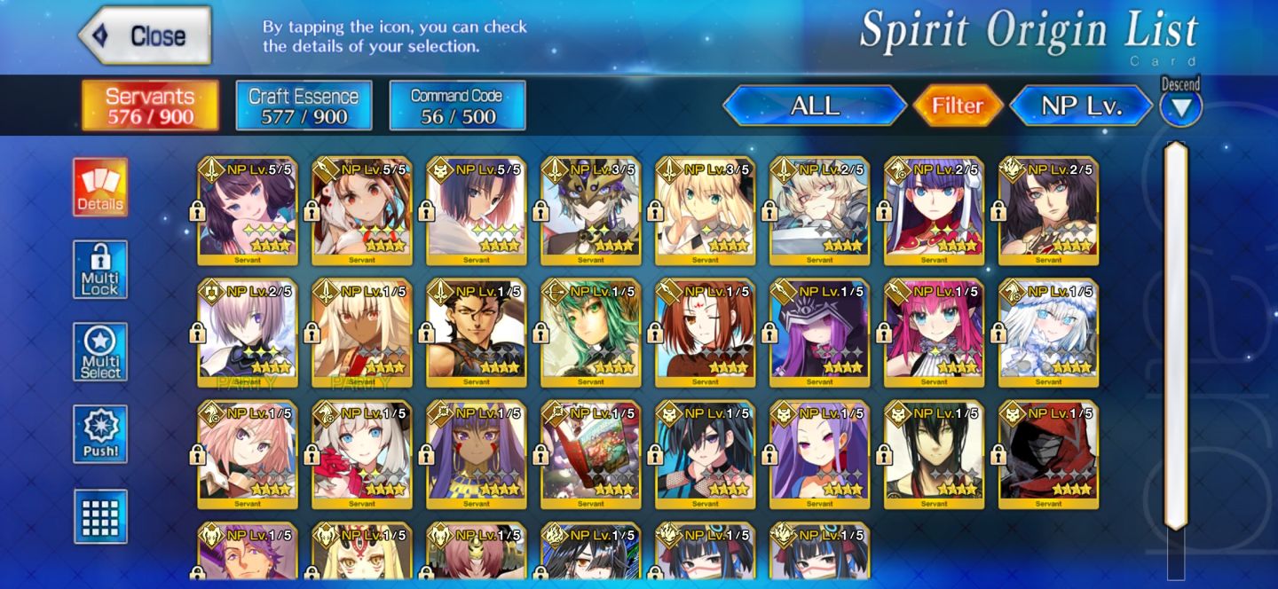 FGO NA Starter Babylon | 16 SSR (18 NP) | Full Meta Supports